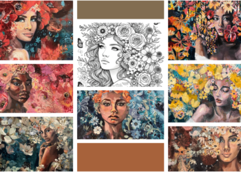 Sarah Andreas Launches Unique AI-Enhanced Coloring Pages Inspired by Art