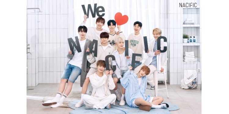 K-pop boy band, xikers, K-beauty NACIFIC Body & Hair Ambassador