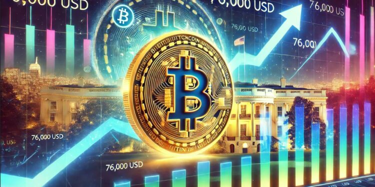 Bitcoin Surges Past $76,000 Amid Trump’s Election Victory