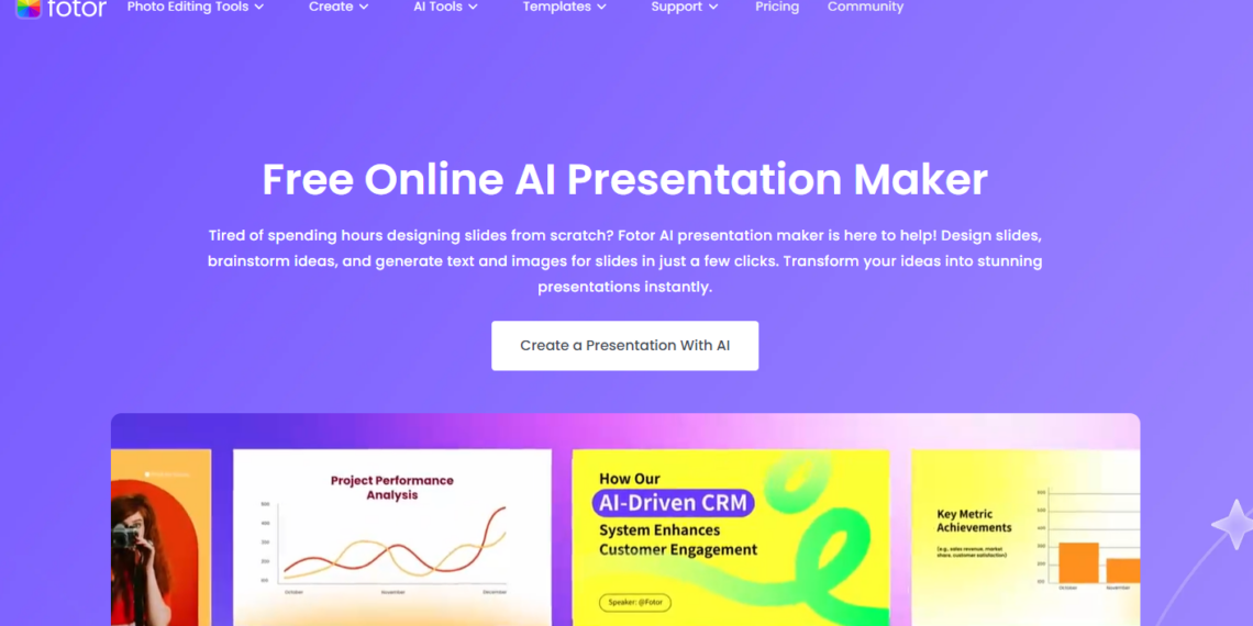 Fotor AI Presentation Maker: A Detailed Review
