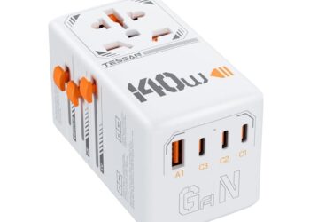 TESSAN 140W All-in-One World Travel Adapter: A Limitless Charging Solution