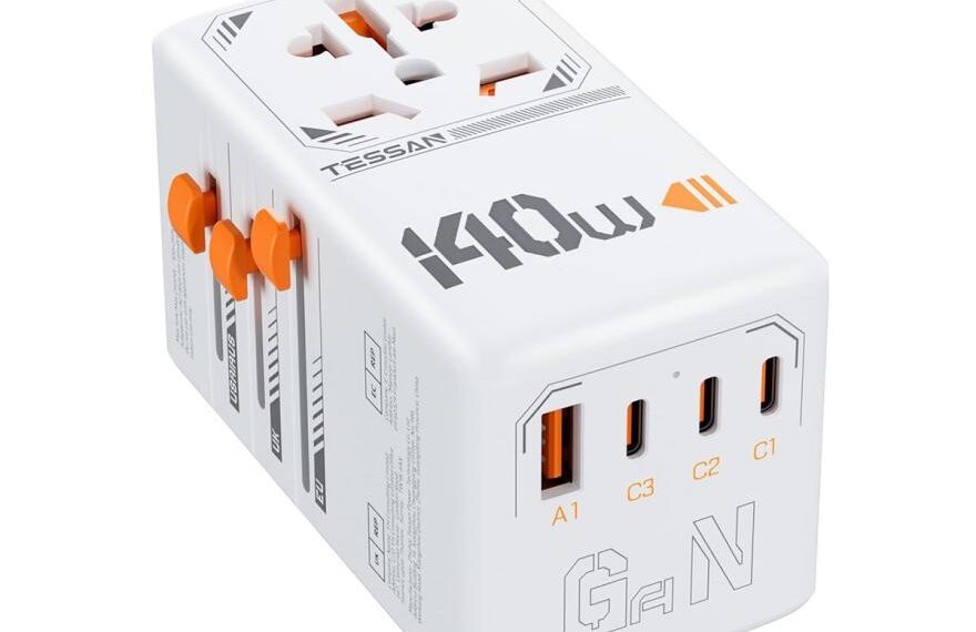 TESSAN 140W All-in-One World Travel Adapter: A Limitless Charging Solution