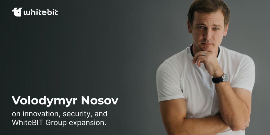 Volodymyr Nosov: WhiteBIT Group Blockchain Ecosystem Grew to 35+ Million Users