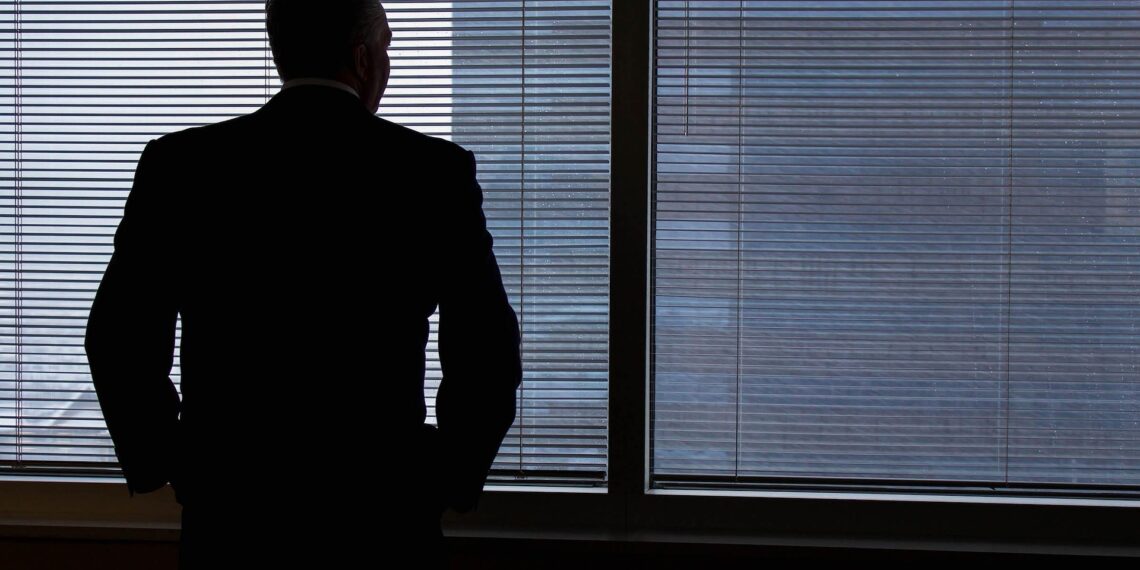 silhouette of a man