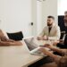 group of people having a meeting
