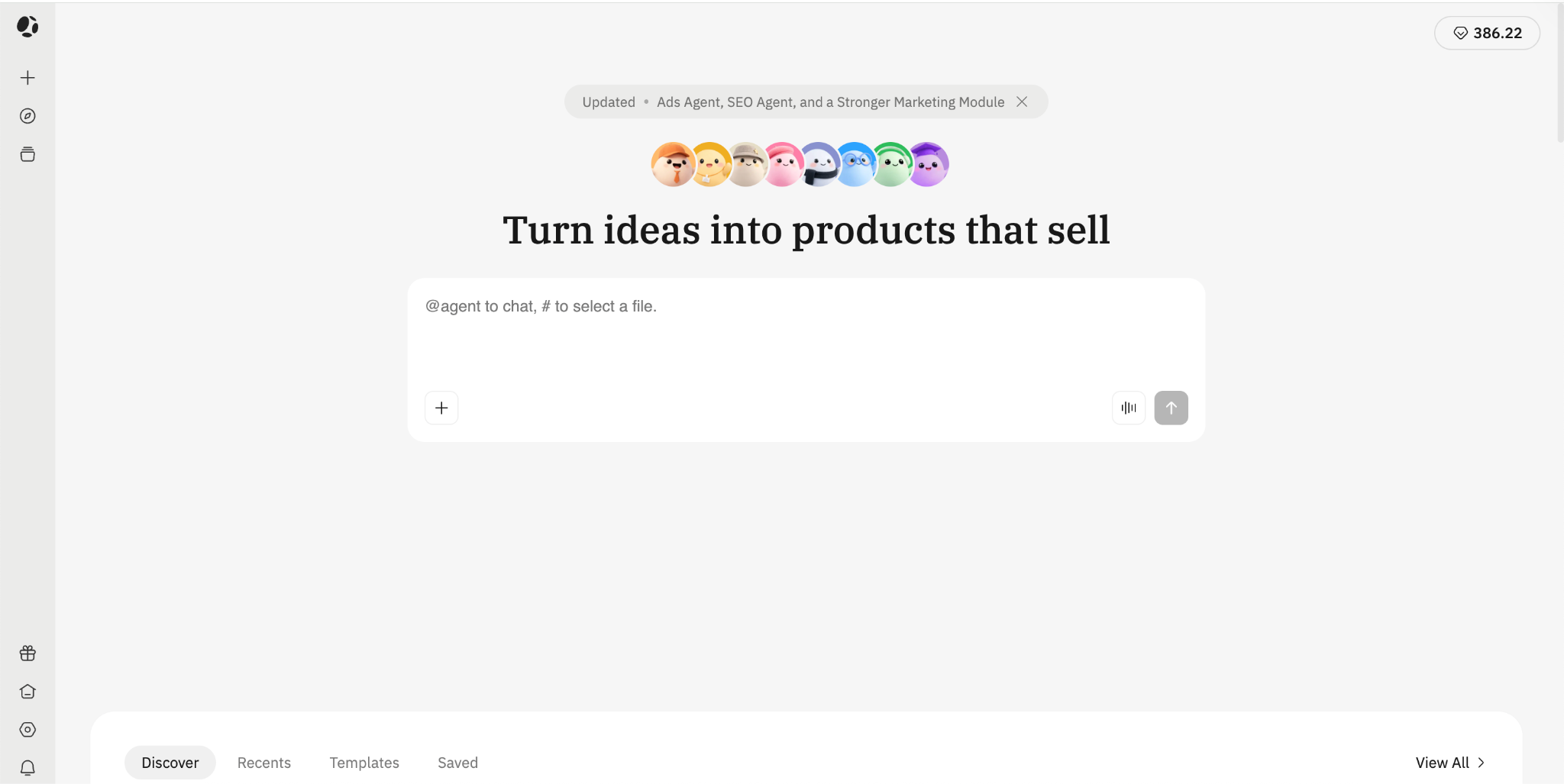 atoms dashboard
