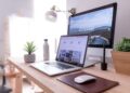 computers on a table